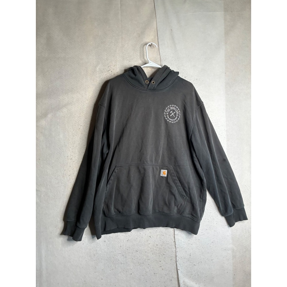 Carhartt Mens TS0615-M The Installers Graphic Hoodie Black 2XL Workwear